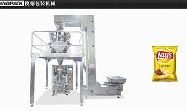 薯片包裝機視頻，佛山攬德包裝機廠家